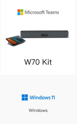 MaxHub XBar W70 Kit -MTR  Barre de visioconférence sous (WINDOWS 11)