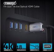 PURELINK FX-I350-015 Câble d'extension fibre optique HDMI 4K série FiberX, 15 m