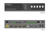 PureLink PT-PSW-52KVM 18Gbps USB-C KVM Switcher avec Dante et Multiview