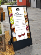 ECRAN EXTERIEUR "PLV TROTTOIR" 43"